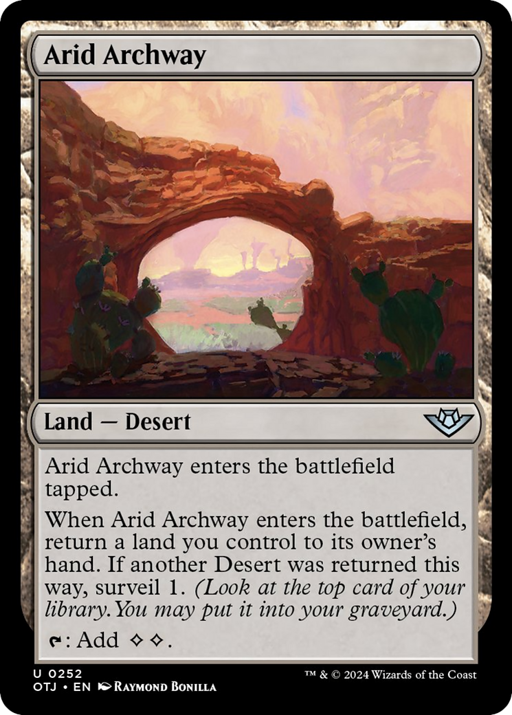 Arid Archway [Outlaws of Thunder Junction] | Boutique FDB TCG