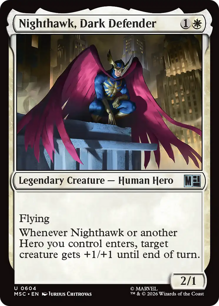 Nighthawk, Dark Defender [Marvel Super Heroes Commander] | Boutique FDB TCG