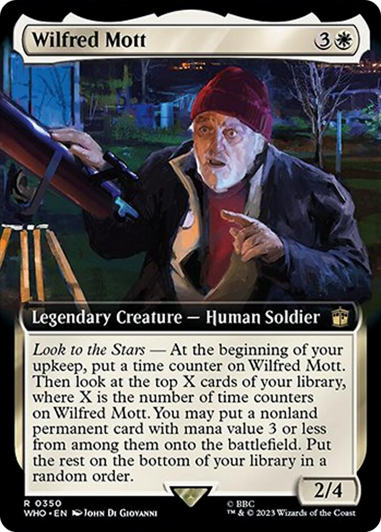 Wilfred Mott (Extended Art) [Doctor Who] | Boutique FDB TCG