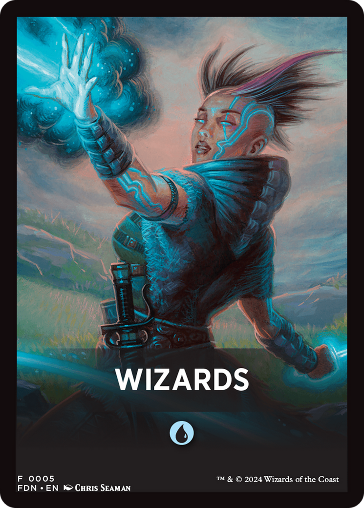 Wizards Theme Card [Foundations Tokens] | Boutique FDB TCG