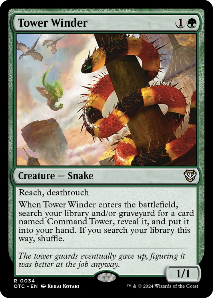Tower Winder [Outlaws of Thunder Junction Commander] | Boutique FDB TCG
