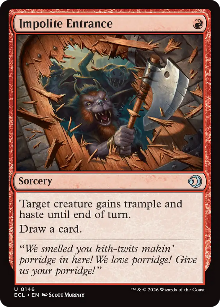 Impolite Entrance [Lorwyn Eclipsed] | Boutique FDB TCG