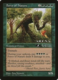 Force of Nature (Oversized) [Oversize Cards] | Boutique FDB TCG