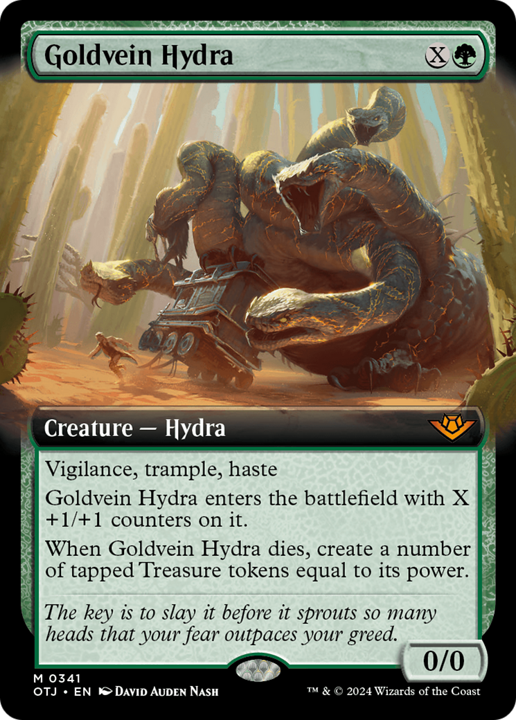 Goldvein Hydra (Extended Art) [Outlaws of Thunder Junction] | Boutique FDB TCG