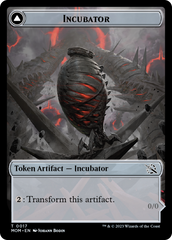 Incubator // Phyrexian (17) Double-Sided Token [March of the Machine Tokens] | Boutique FDB TCG