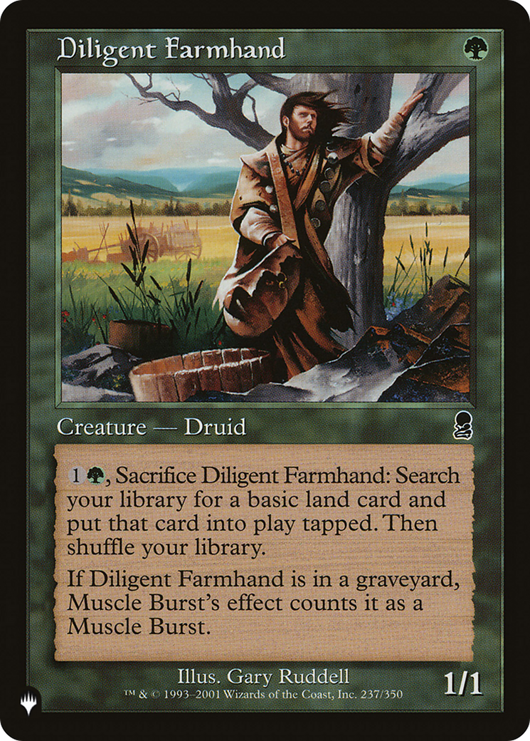 Diligent Farmhand [The List Reprints] | Boutique FDB TCG