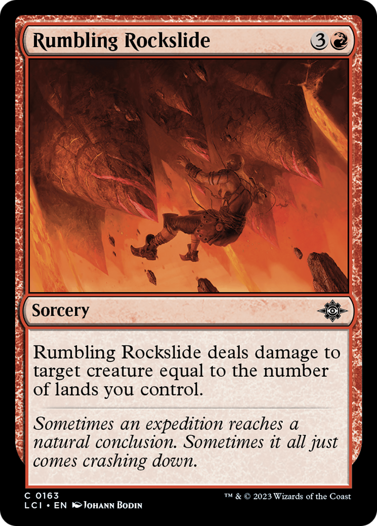 Rumbling Rockslide [The Lost Caverns of Ixalan] | Boutique FDB TCG