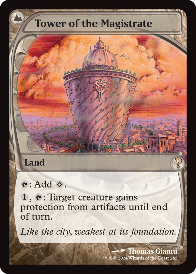 Tower of the Magistrate (Future Sight) [Mystery Booster 2] | Boutique FDB TCG