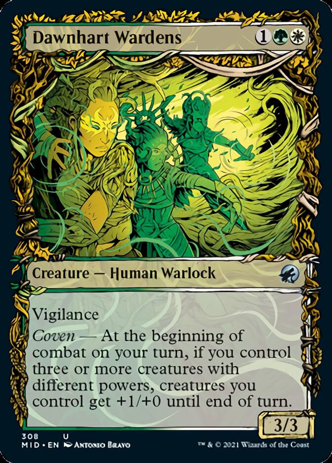 Dawnhart Wardens (Showcase Equinox) [Innistrad: Midnight Hunt] | Boutique FDB TCG