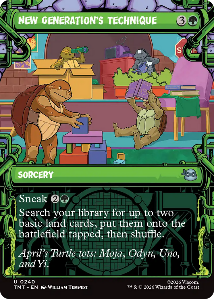 New Generation's Technique (Showcase) [Teenage Mutant Ninja Turtles] | Boutique FDB TCG