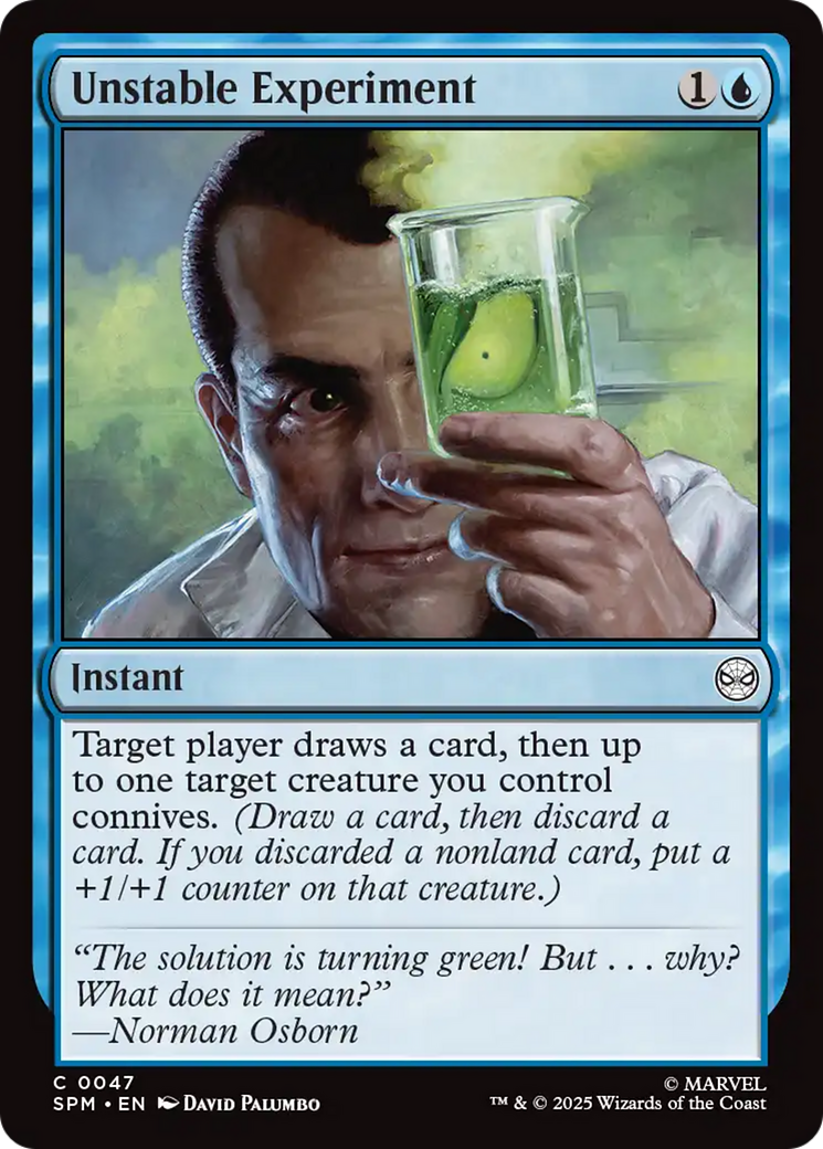Unstable Experiment [Marvel's Spider-Man] | Boutique FDB TCG
