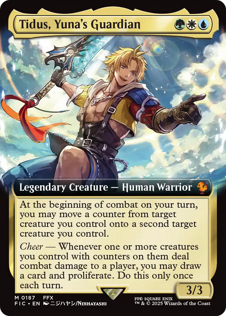 Tidus, Yuna's Guardian (Extended Art) [FINAL FANTASY Commander] | Boutique FDB TCG