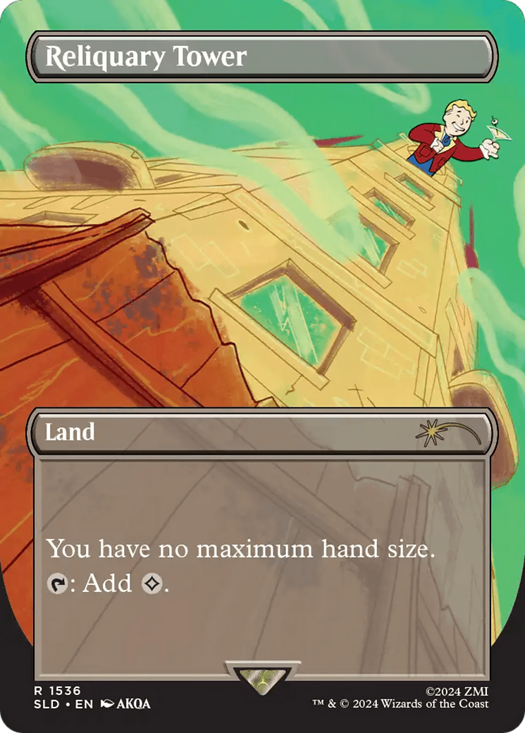 Reliquary Tower (1536) (Rainbow Foil) [Secret Lair Drop Series] | Boutique FDB TCG