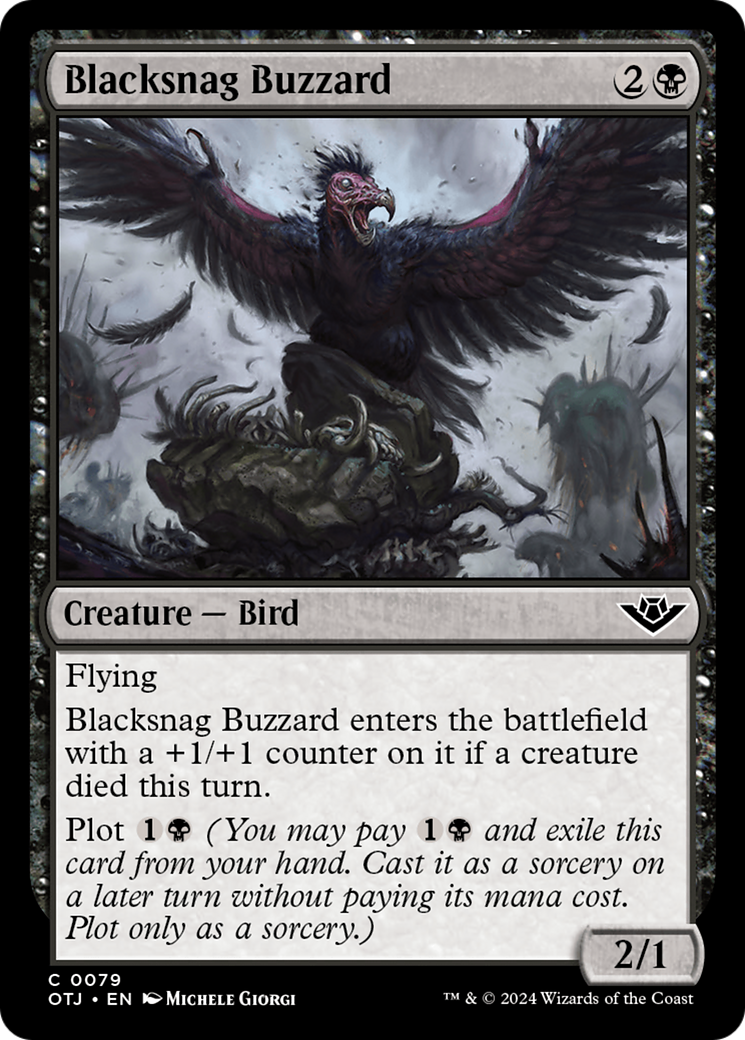 Blacksnag Buzzard [Outlaws of Thunder Junction] | Boutique FDB TCG