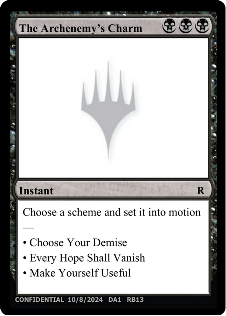 The Archenemy's Charm [Unknown Event] | Boutique FDB TCG