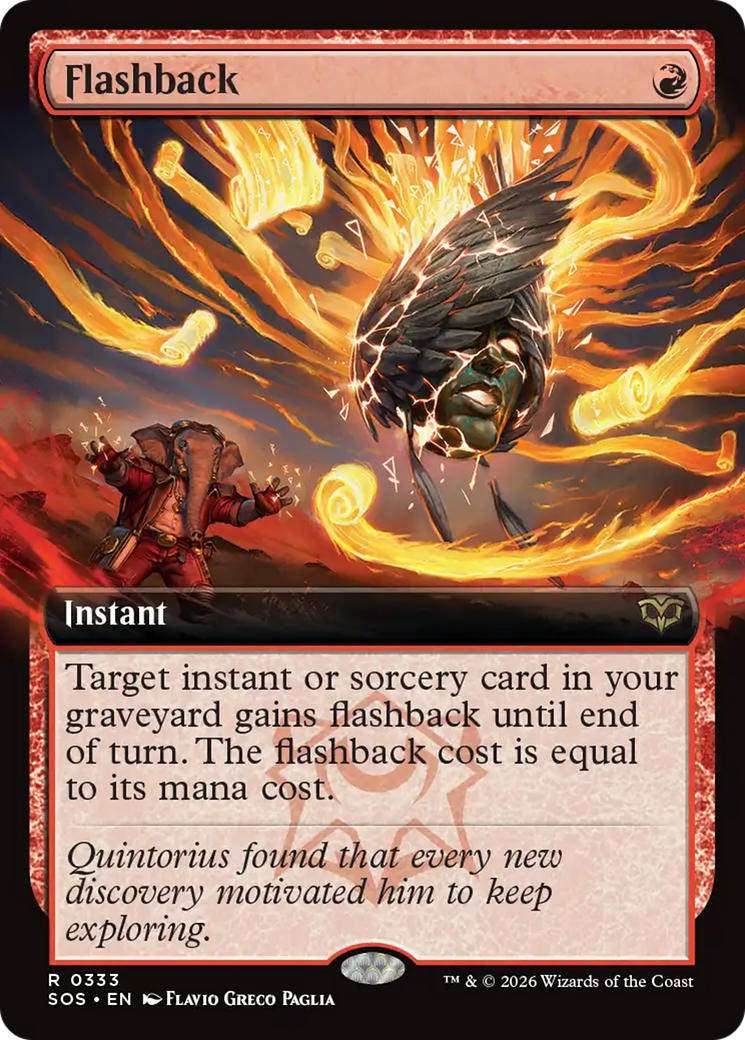 Flashback (Extended Art) [Secrets of Strixhaven] | Boutique FDB TCG