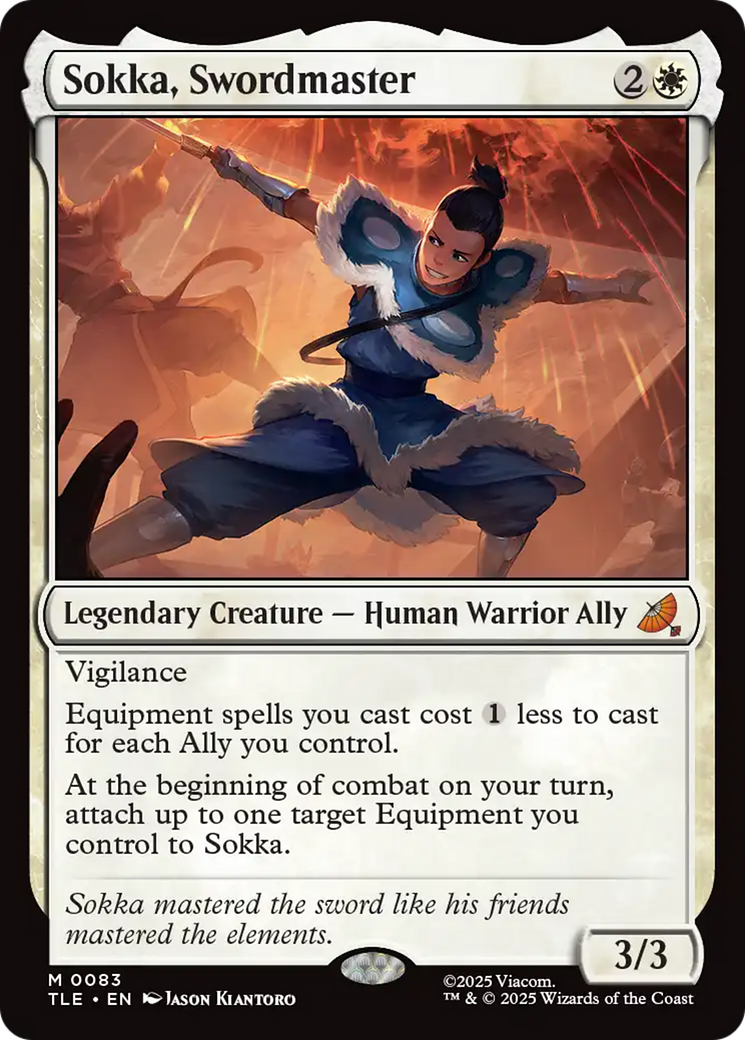 Sokka, Swordmaster [Avatar: The Last Airbender: Eternal-Legal] | Boutique FDB TCG