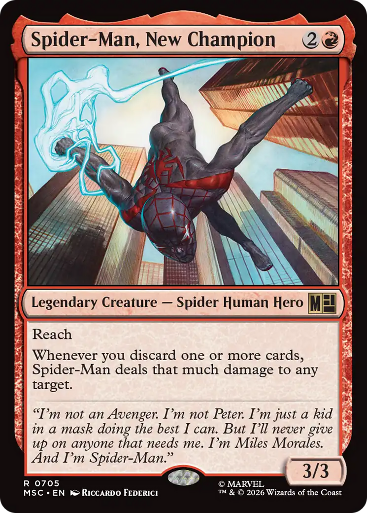 Spider-Man, New Champion [Marvel Super Heroes Commander] | Boutique FDB TCG