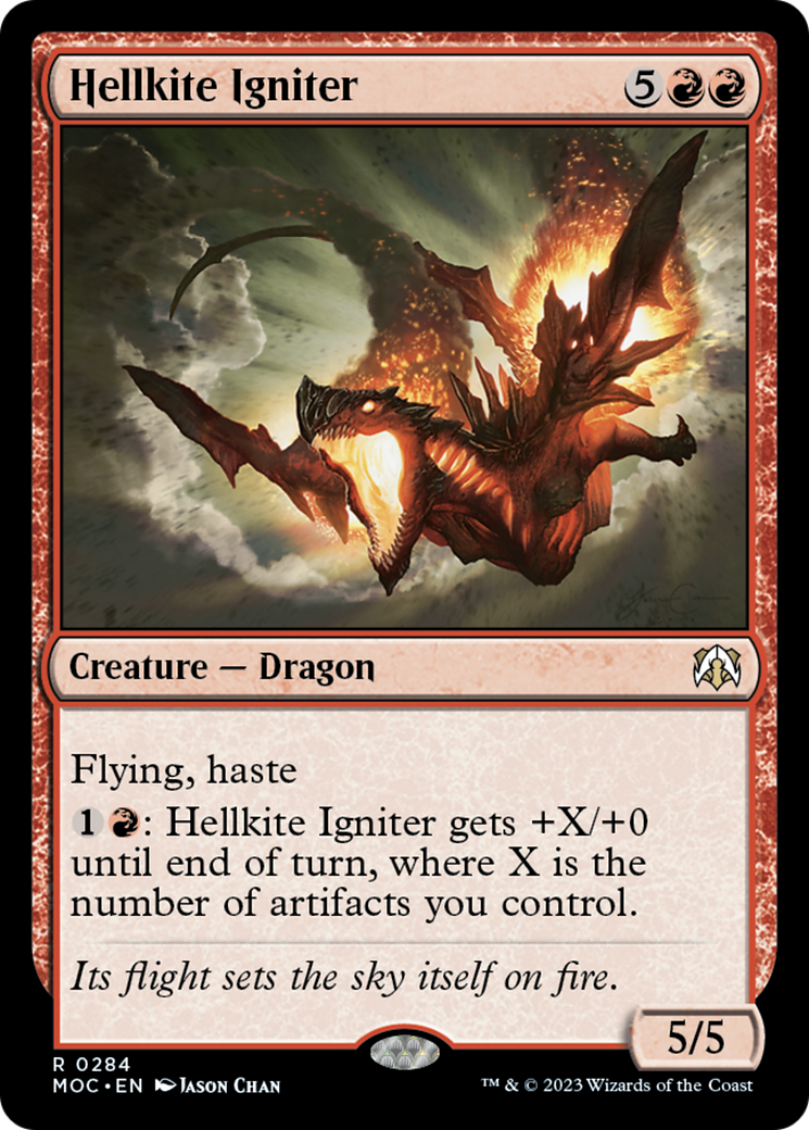 Hellkite Igniter [March of the Machine Commander] | Boutique FDB TCG