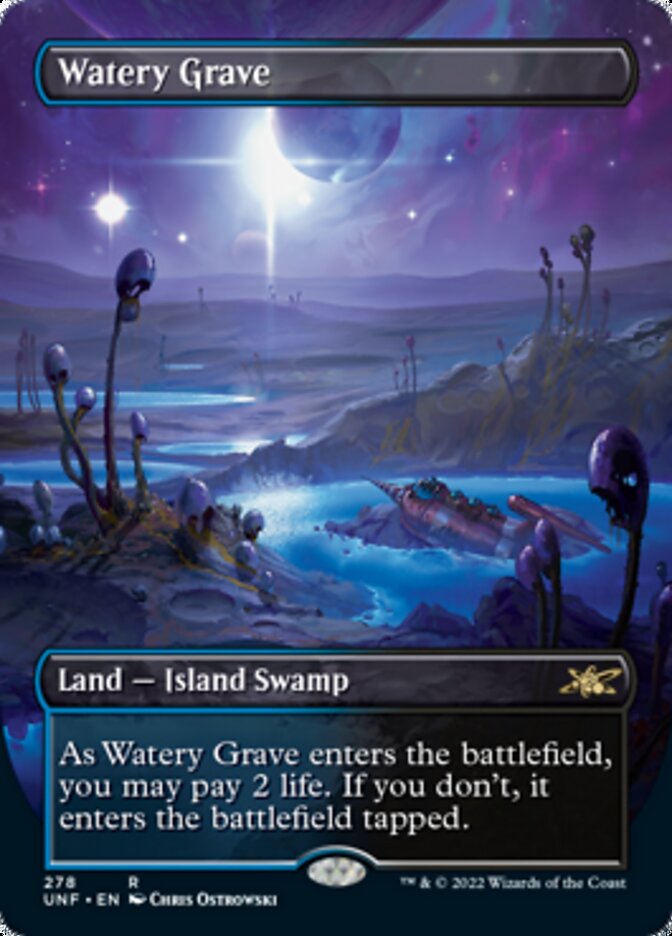 Watery Grave (Borderless) [Unfinity] | Boutique FDB TCG