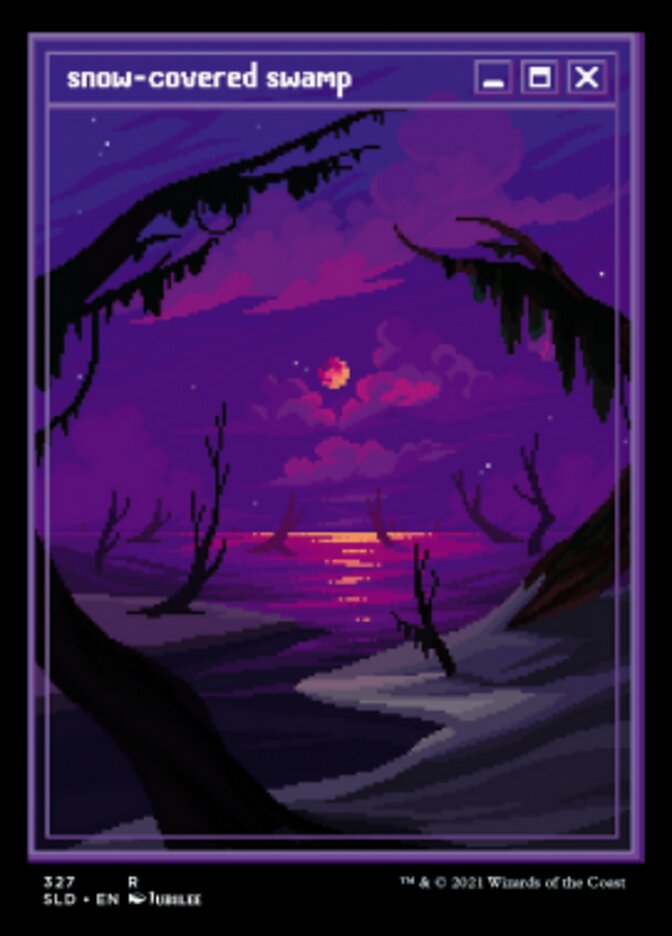 Snow-Covered Swamp (327) [Secret Lair Drop Series] | Boutique FDB TCG
