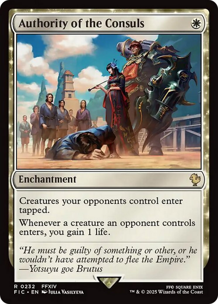 Authority of the Consuls [FINAL FANTASY Commander] | Boutique FDB TCG
