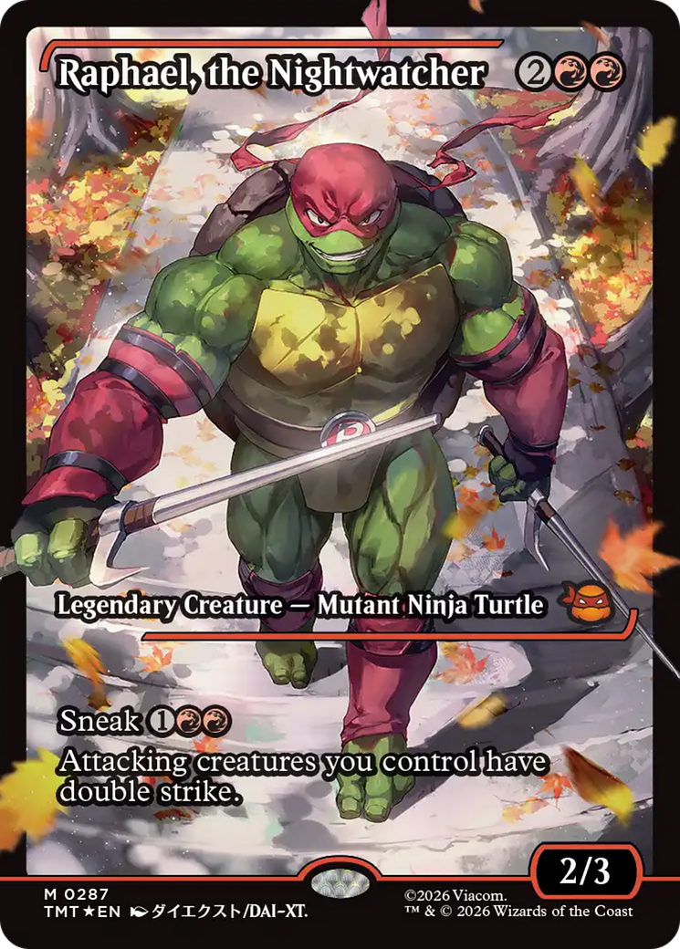 Raphael, the Nightwatcher (Showcase) [Teenage Mutant Ninja Turtles] | Boutique FDB TCG