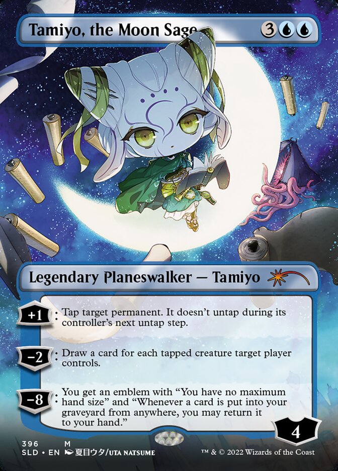 Tamiyo, the Moon Sage (Borderless) [Secret Lair Drop Series] | Boutique FDB TCG