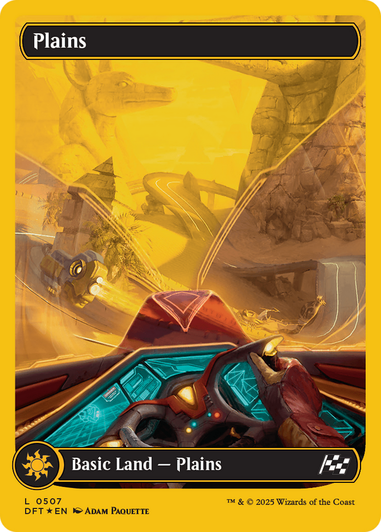 Plains (0507) (First-Place Foil) [Aetherdrift] | Boutique FDB TCG