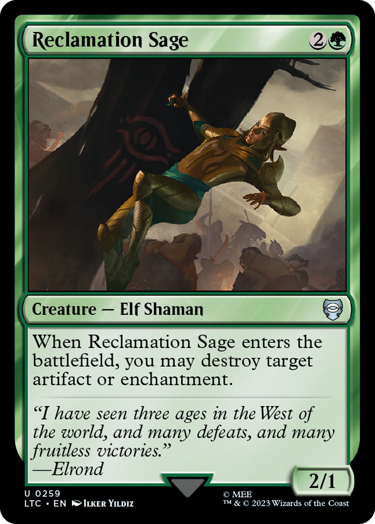 Reclamation Sage [The Lord of the Rings: Tales of Middle-Earth Commander] | Boutique FDB TCG