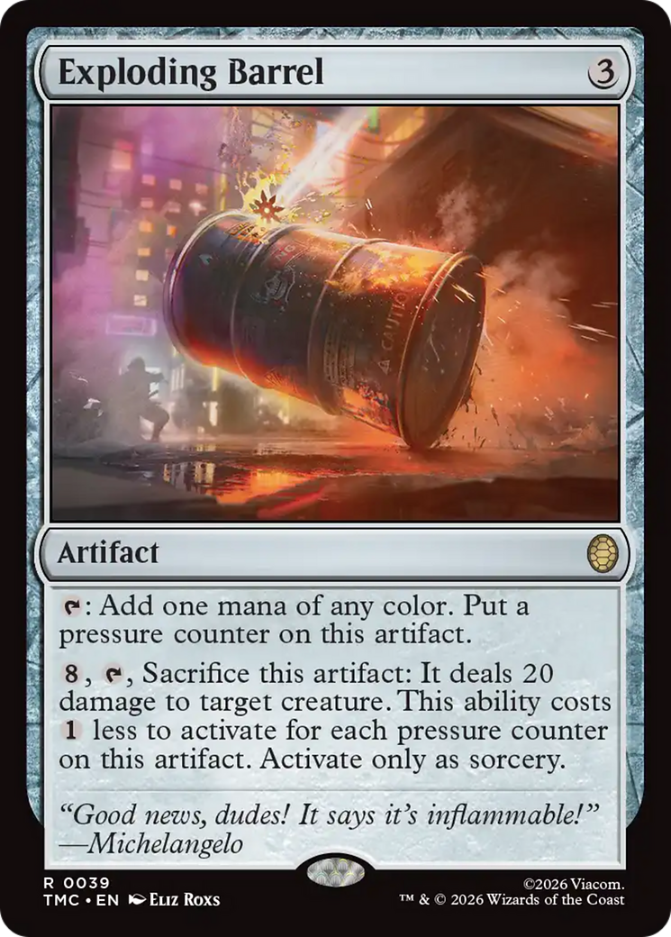 Exploding Barrel [Teenage Mutant Ninja Turtles Commander] | Boutique FDB TCG