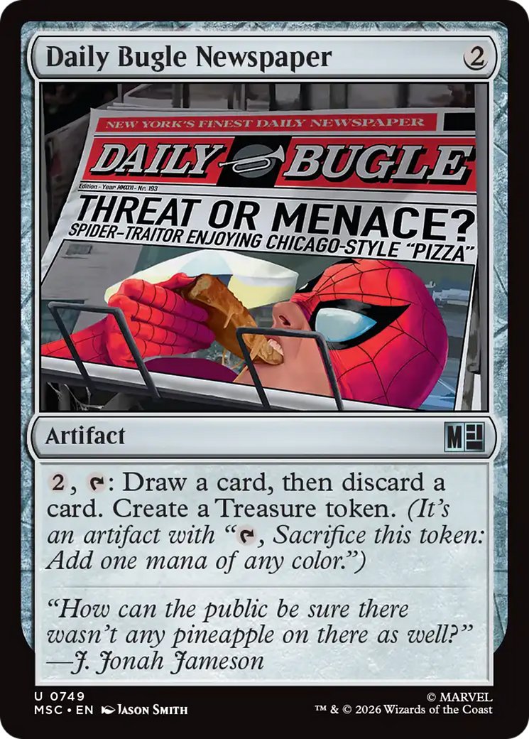 Daily Bugle Newspaper [Marvel Super Heroes Commander] | Boutique FDB TCG