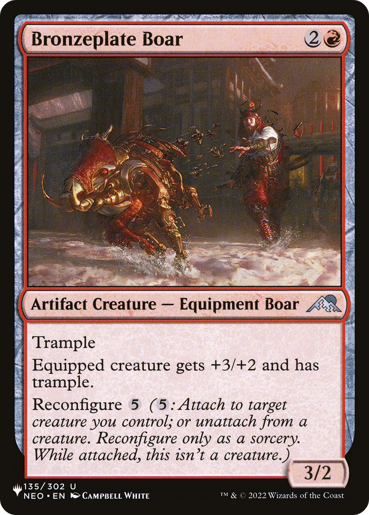 Bronzeplate Boar [The List Reprints] | Boutique FDB TCG