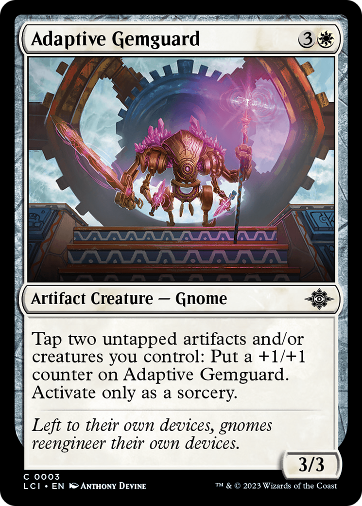 Adaptive Gemguard [The Lost Caverns of Ixalan] | Boutique FDB TCG