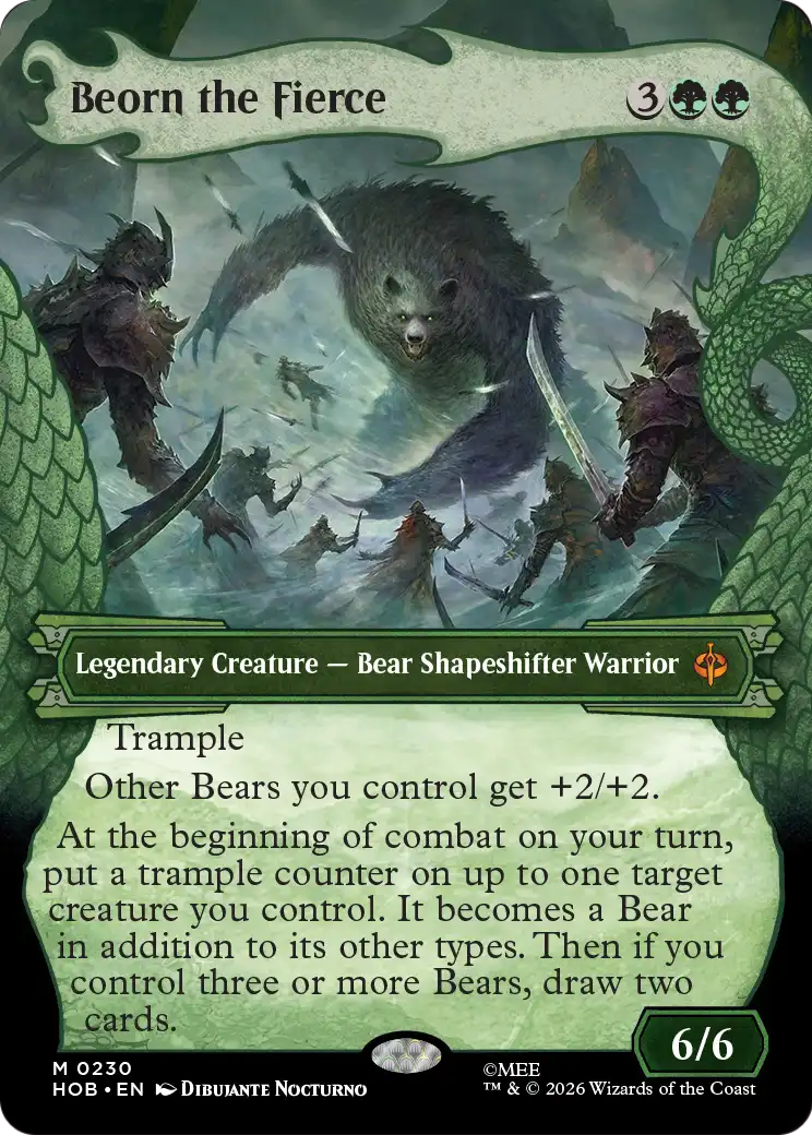 Beorn the Fierce (Showcase) [The Hobbit] | Boutique FDB TCG