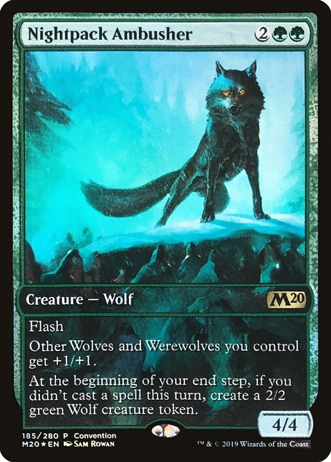Nightpack Ambusher (Convention) (Full Art) [Core Set 2020 Promos] | Boutique FDB TCG