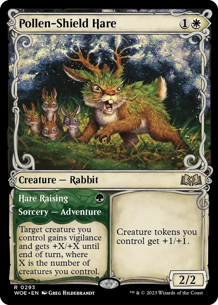 Pollen-Shield Hare // Hare Raising (Showcase) [Wilds of Eldraine] | Boutique FDB TCG