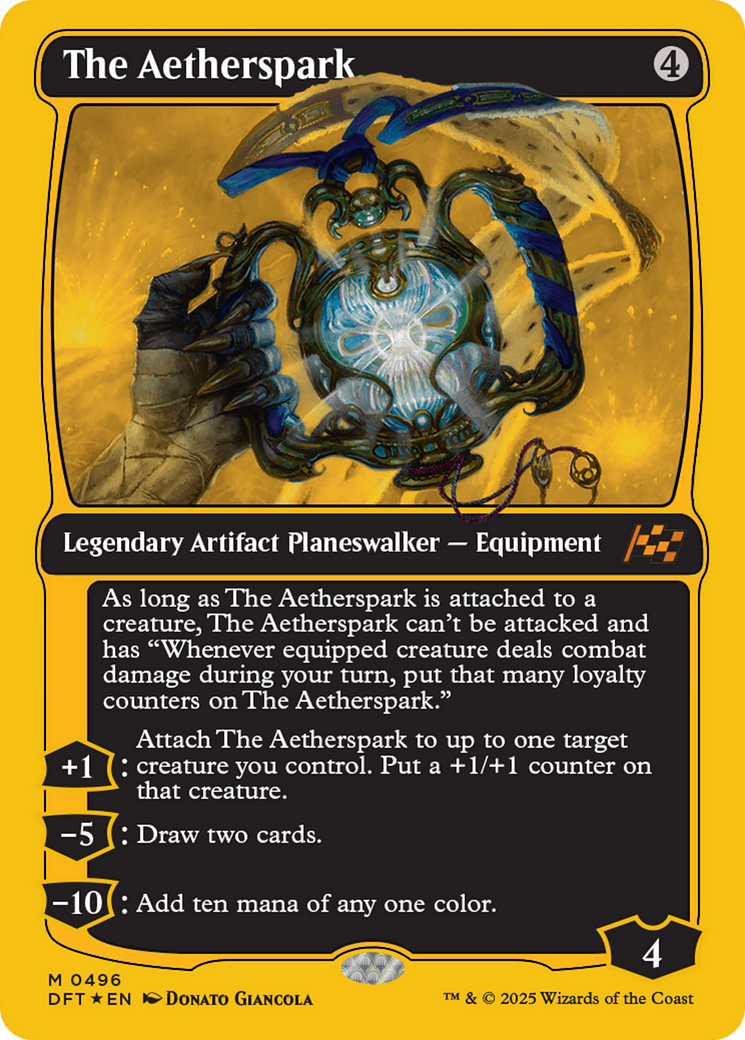 The Aetherspark (First-Place Foil) [Aetherdrift] | Boutique FDB TCG