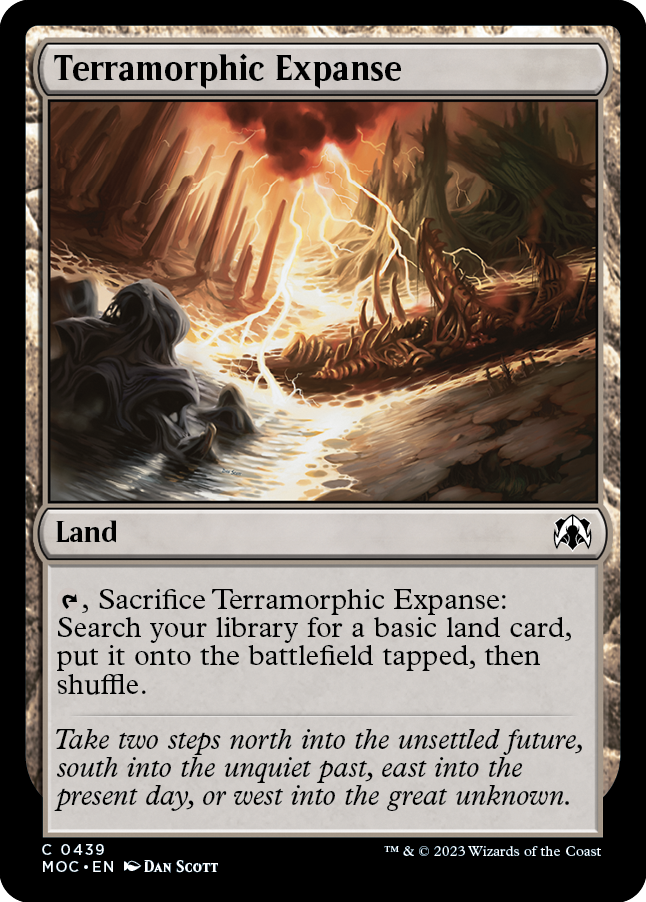 Terramorphic Expanse [March of the Machine Commander] | Boutique FDB TCG