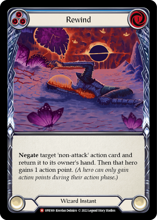 Rewind [UPR169] (Uprising)  Rainbow Foil | Boutique FDB TCG