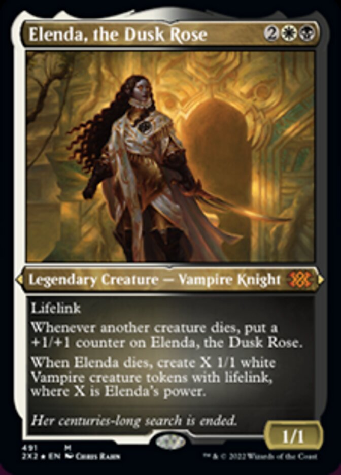Elenda, the Dusk Rose (Foil Etched) [Double Masters 2022] | Boutique FDB TCG