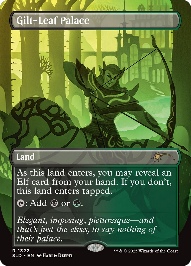 Gilt-Leaf Palace (Rainbow Foil) [Secret Lair Drop Series] | Boutique FDB TCG