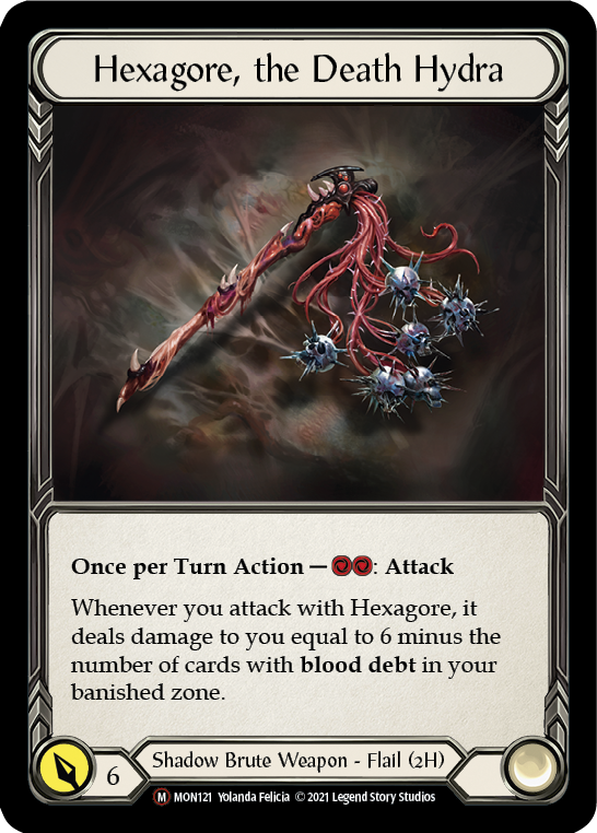 Hexagore, the Death Hydra [U-MON121] (Monarch Unlimited)  Unlimited Normal | Boutique FDB TCG