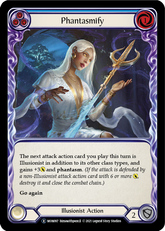 Phantasmify (Blue) [U-MON097] (Monarch Unlimited)  Unlimited Normal | Boutique FDB TCG