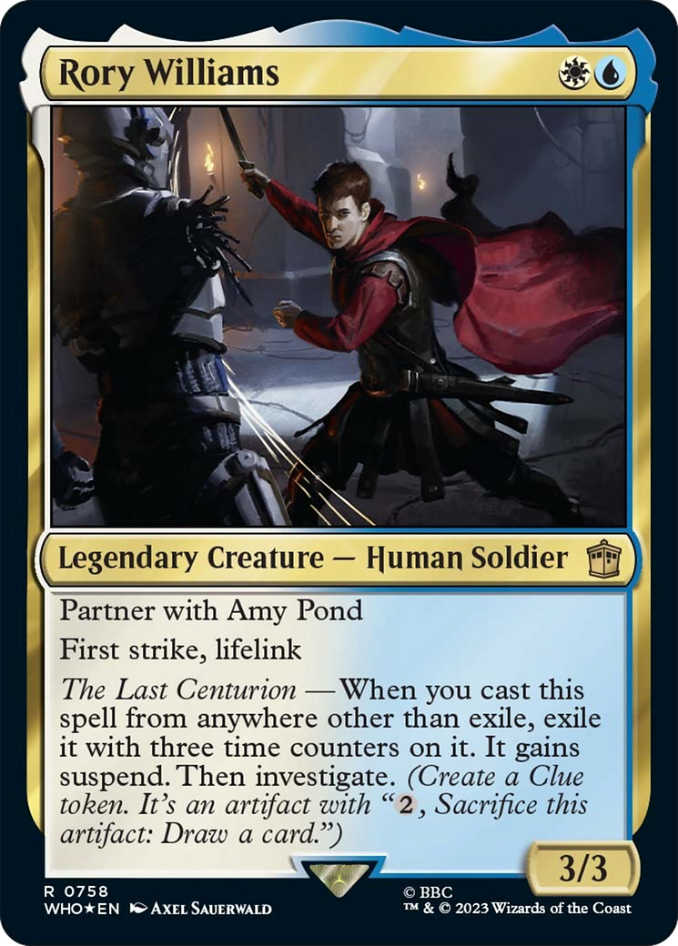 Rory Williams (Surge Foil) [Doctor Who] | Boutique FDB TCG