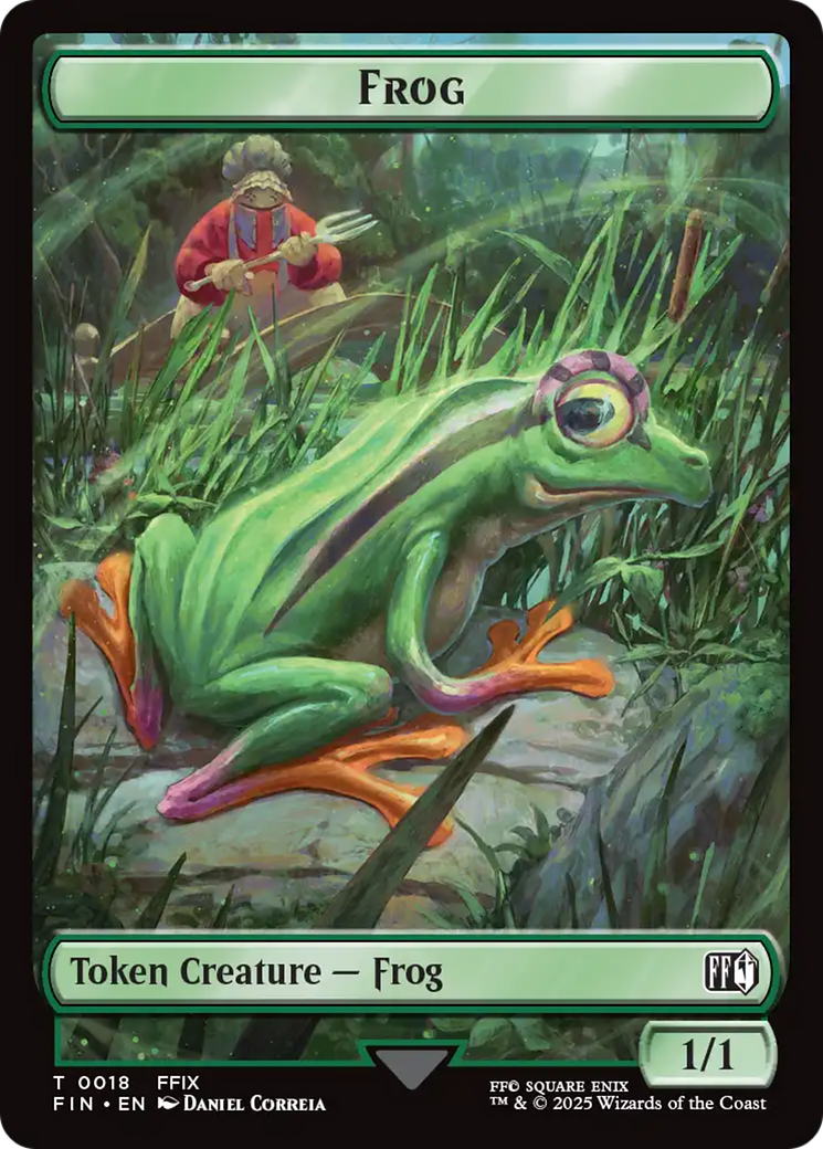 Hero (0009) // Frog Double-Sided Token [FINAL FANTASY Tokens] | Boutique FDB TCG