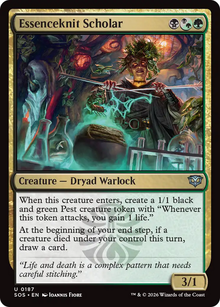 Essenceknit Scholar [Secrets of Strixhaven] | Boutique FDB TCG
