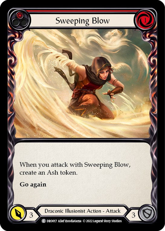 Sweeping Blow (Red) [DRO017] (Uprising Dromai Blitz Deck) | Boutique FDB TCG