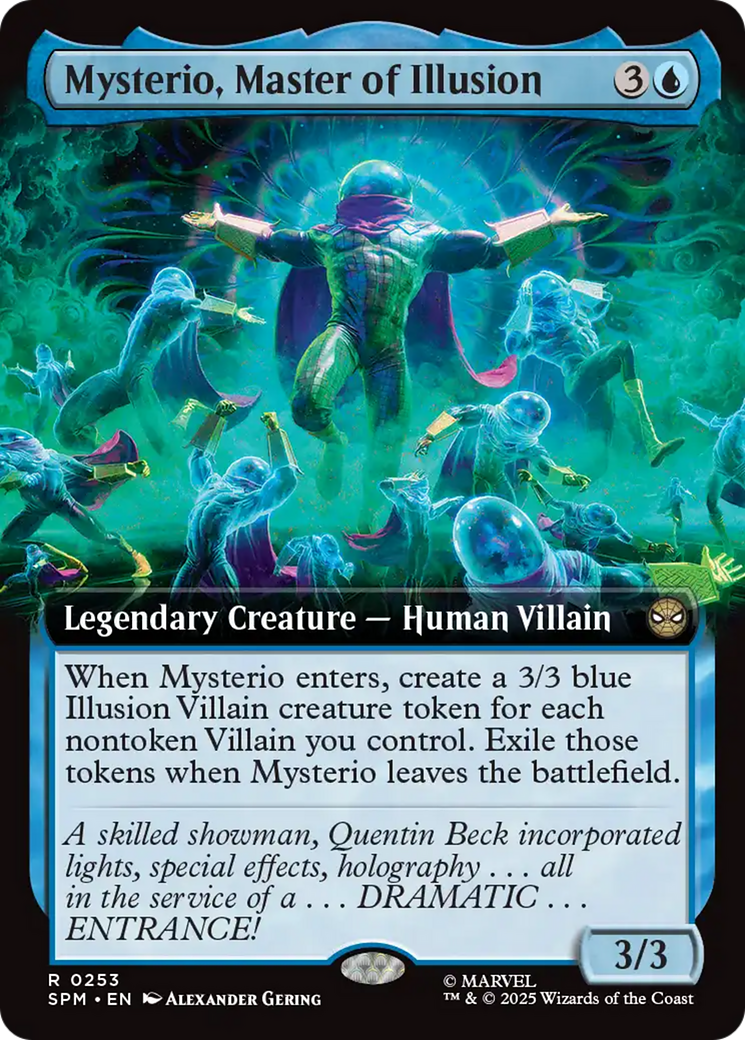 Mysterio, Master of Illusion (Extended Card) [Marvel's Spider-Man] | Boutique FDB TCG