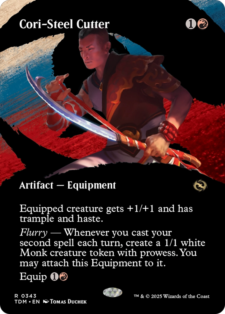 Cori-Steel Cutter (Borderless) [Tarkir: Dragonstorm] | Boutique FDB TCG